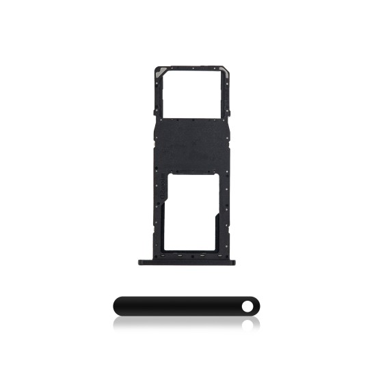 SIM HOLDER SAMSUNG GALAXY A015 PRETO